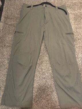Wrangler Olive Green Cargo Pants with Belt